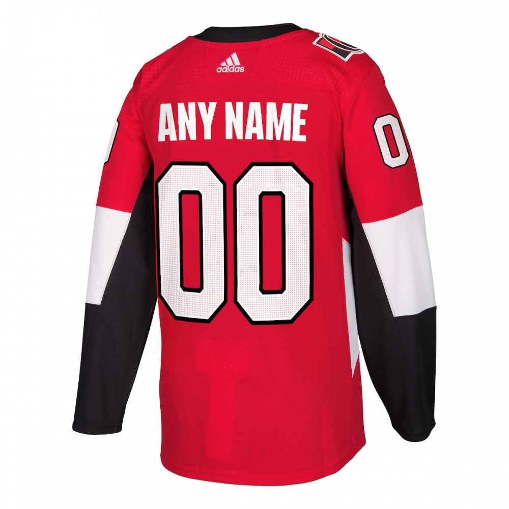 Ottawa Senators adidas Authentic Custom Jersey - Red-Pro Kit Vault | Brand New 26/27 Sports Jerseys